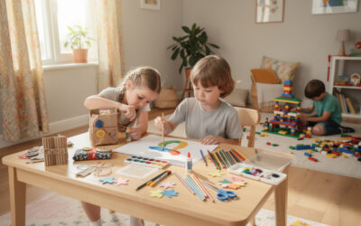 Idées d&rsquo;activités créatives pour occuper les enfants à la maison
