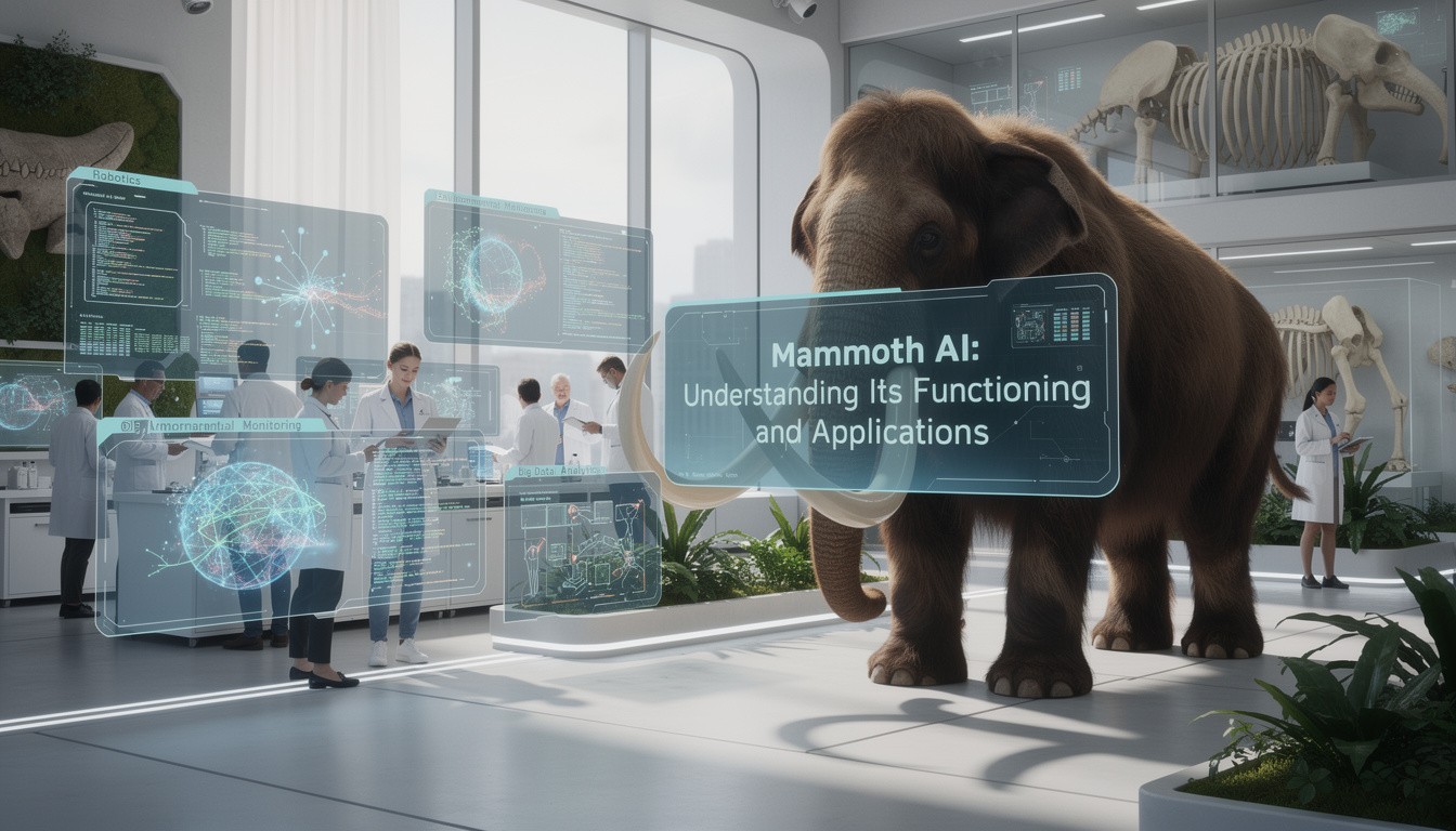 découvrez le fonctionnement de mammouth ai et ses nombreuses applications dans divers domaines. comprenez comment cette intelligence artificielle innovante transforme la technologie et facilite la vie quotidienne.