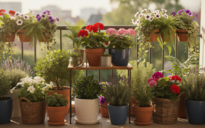 Les meilleures plantes pour un balcon ou une terrasse